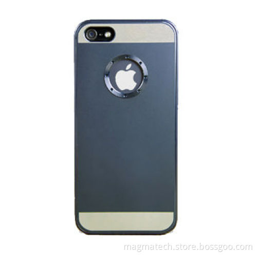 Aircraft Grade Aluminum + PC Case for iPhone 5/5S, Black with Golden